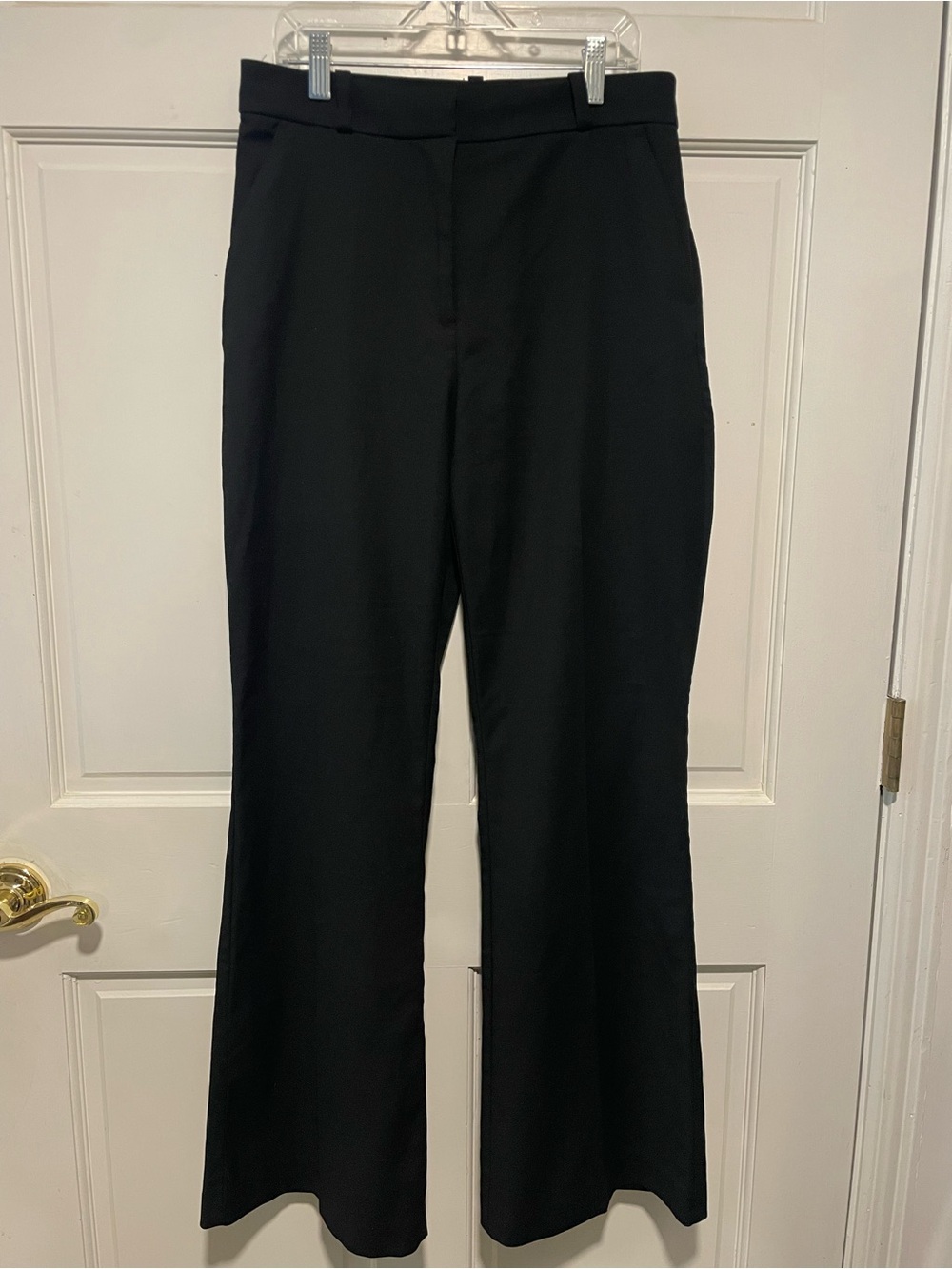 H&M Black Women's Tailored Flared Trousers